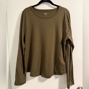 Madewell Whisper Cotton Crewneck Long-sleeve Tee